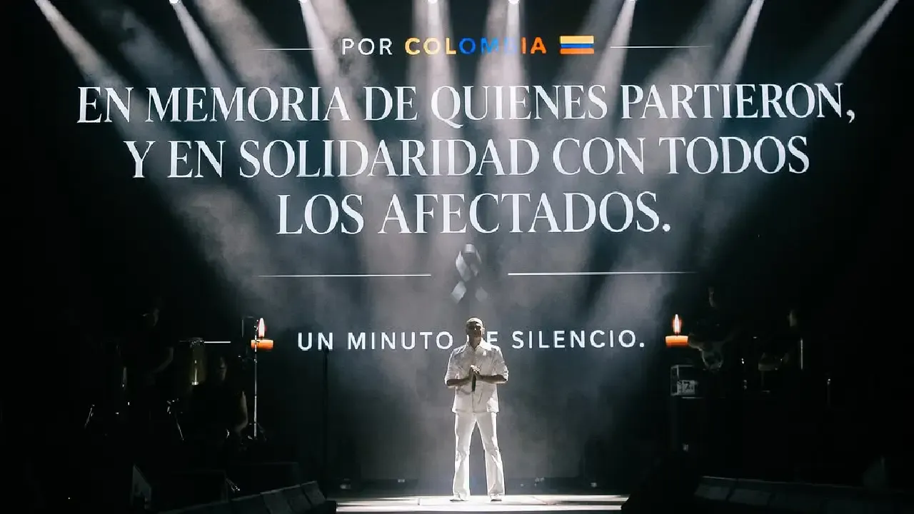 Silvestre Dangond rindió homenaje a las víctimas del terremoto durante concierto en Villavicencio