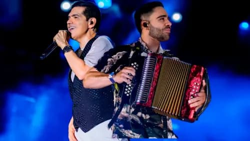 En la foto: Peter Manjarrés, Lucas Dangond