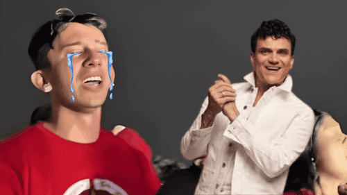 Izquierda: Matthew, joven aficionado vallenato. Derecha: Silvestre Dangond.